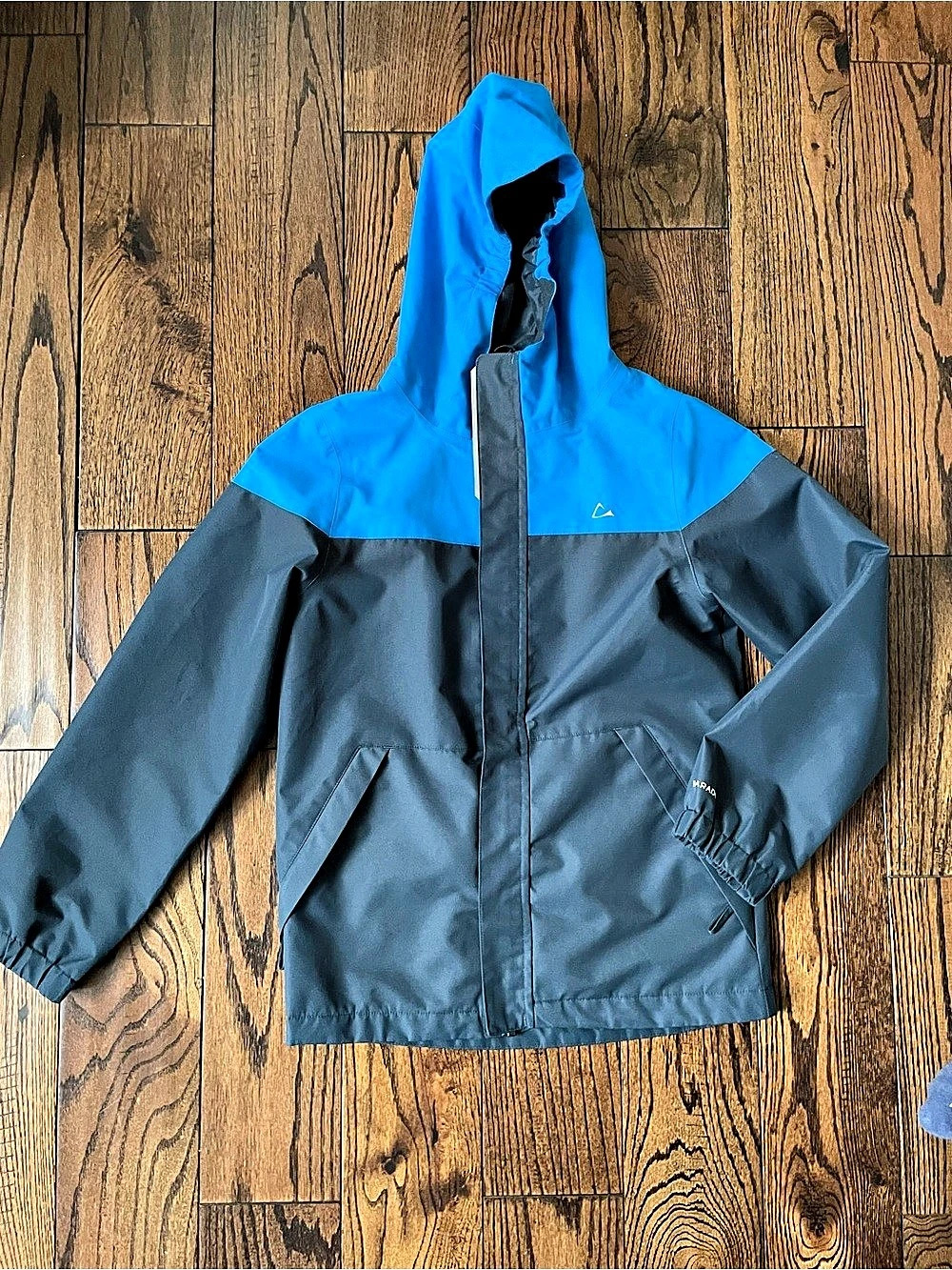 Paradox Kid's 2-Piece Rain Suit Blue & Gray Size Large (10-12)